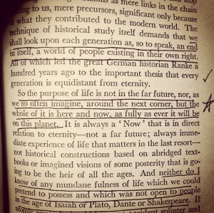A passage from Herbert Butterfield's